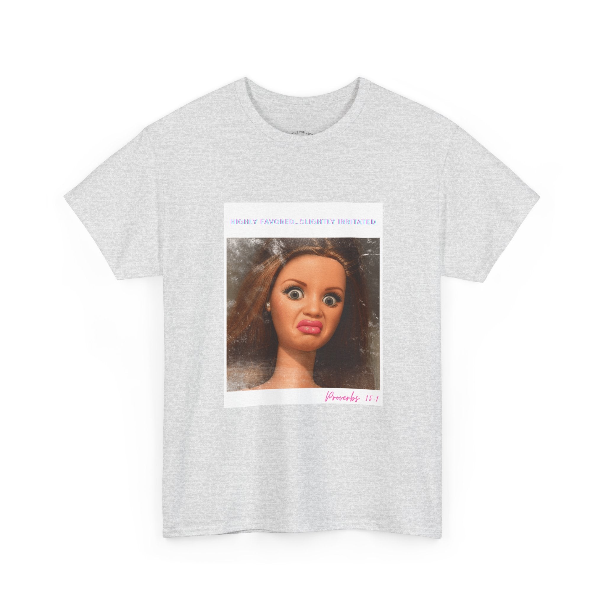 Copy of Silly Doll Face Tee | Funny Retro Doll Portrait T-Shirt